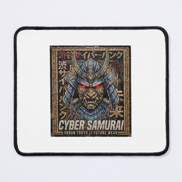 Item preview, Cyber Samurai Ancient Mosaic - Urban Tokyo Future Wear designed and sold by Csaba1983.