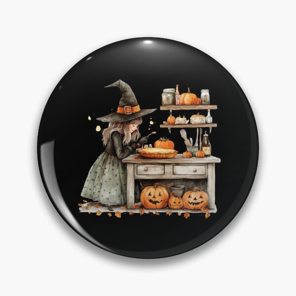 Item preview, Witch Preparing Halloween Treats designed and sold by ilkansiturikman.
