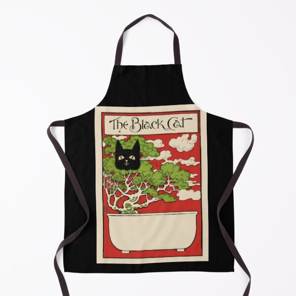 Item preview, The black cat plants a bonsau tree designed and sold by stevepaint.