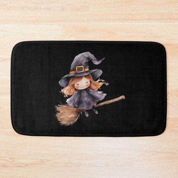 Item preview, Cute Witch on Broomstick designed and sold by ilkansiturikman.