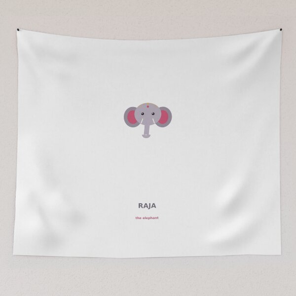 Item preview, Raja The Elephant Cute Mascot Character designed and sold by kd2010.