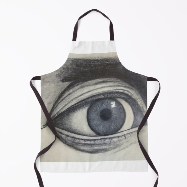 Item preview, Blue Pencil Eye Drawing - Realistic Human Eye Art designed and sold by MAISON SYLVIE.