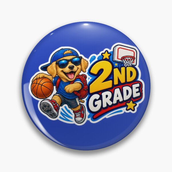 Item preview, 2nd Grade 1A   Basketball Puppy designed and sold by CrumbBumStudio.