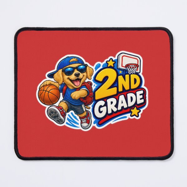 Item preview, 2nd Grade 1A   Basketball Puppy designed and sold by CrumbBumStudio.