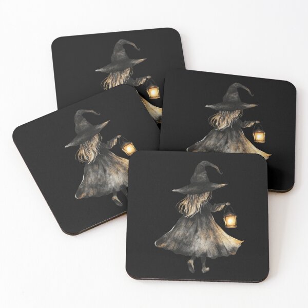 Item preview, Young Witch Holding Lantern designed and sold by ilkansiturikman.