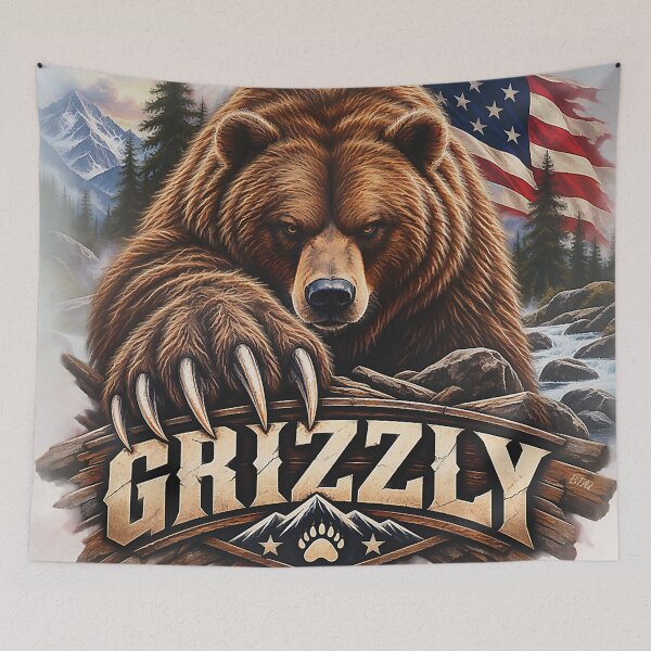 Item preview, Grizzly – American Wild designed and sold by TammyHunterArt.