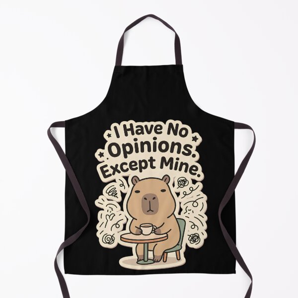 Item preview, I Have No Opinions Except Mine | Cute Kawaii Capybara Meme designed and sold by kuwagatamushi.