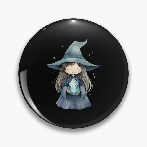 Item preview, Joven bruja sosteniendo un cristal designed and sold by ilkansiturikman.