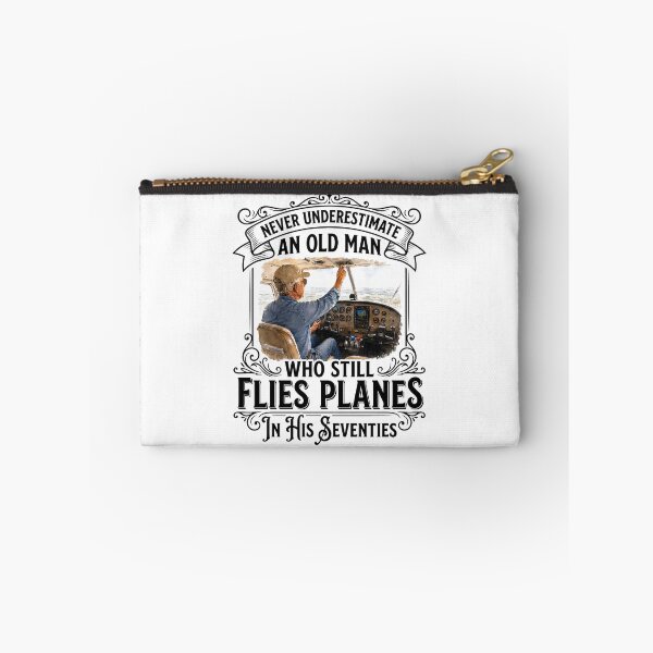 Item preview, Never Underestimate an Old Man Who Still Flies Planes 70s designed and sold by hemagamo.