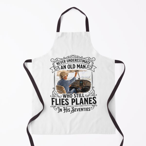 Item preview, Never Underestimate an Old Man Who Still Flies Planes 70s designed and sold by hemagamo.