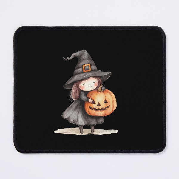 Item preview, Cute Witch with Pumpkin designed and sold by ilkansiturikman.