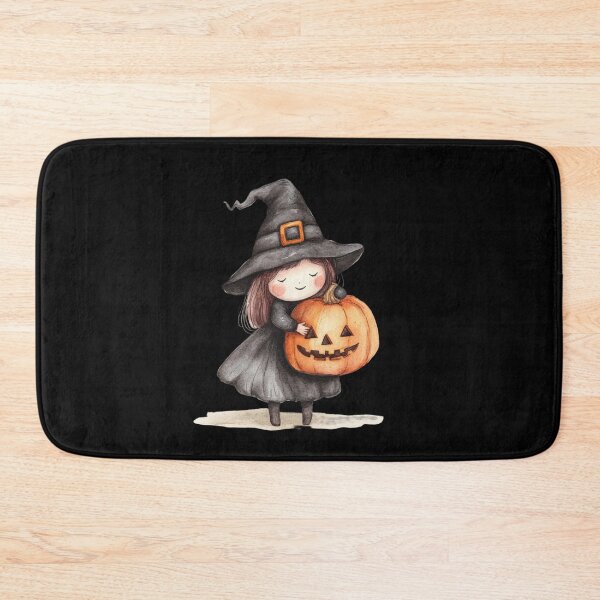 Item preview, Cute Witch with Pumpkin designed and sold by ilkansiturikman.