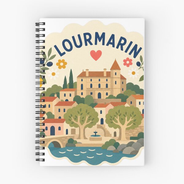 Item preview, Lourmarin France Travel Souvenir Modern Folk Art designed and sold by VisualArtsOasis.