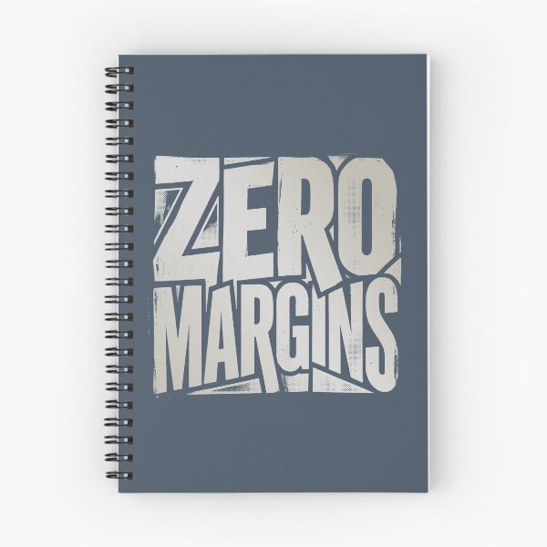Item preview, Zero Margins Minimalist Typography White Urban Streetwear designed and sold by KiwiRider.