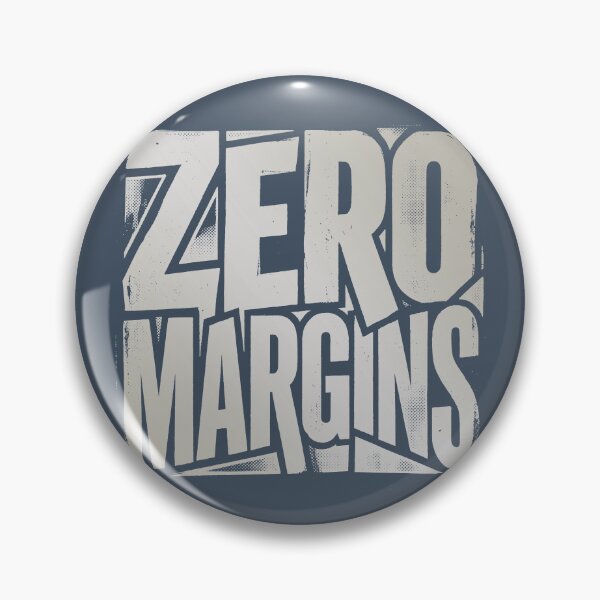 Item preview, Zero Margins Minimalist Typography White Urban Streetwear designed and sold by KiwiRider.