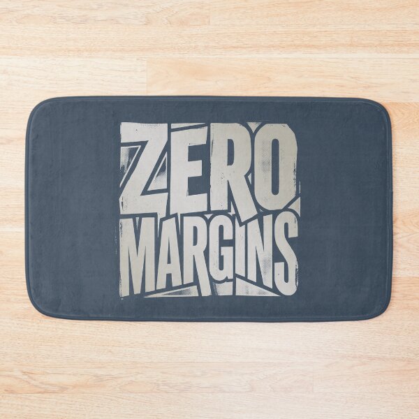 Item preview, Zero Margins Minimalist Typography White Urban Streetwear designed and sold by KiwiRider.