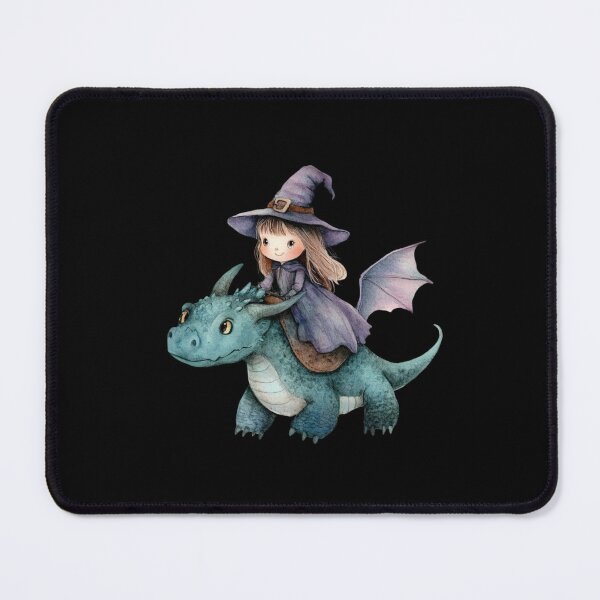 Item preview, Little Witch Riding a Dragon designed and sold by ilkansiturikman.