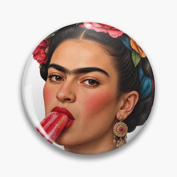 Item preview, Frida Kahlo Inspired – Summer Popsicle Portrait designed and sold by Unreasonableart.