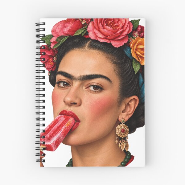 Item preview, Frida Kahlo Inspired – Summer Popsicle Portrait designed and sold by Unreasonableart.