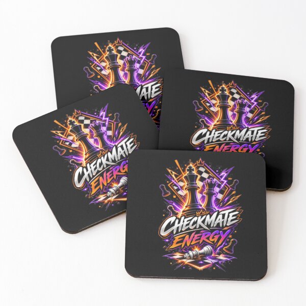 Item preview, Checkmate Energy Modern Chess Streetwear designed and sold by KnightVibe.