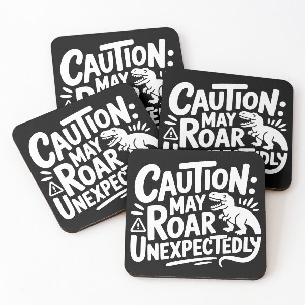Item preview, Caution: May Roar Unexpectedly designed and sold by theartfulaspie.