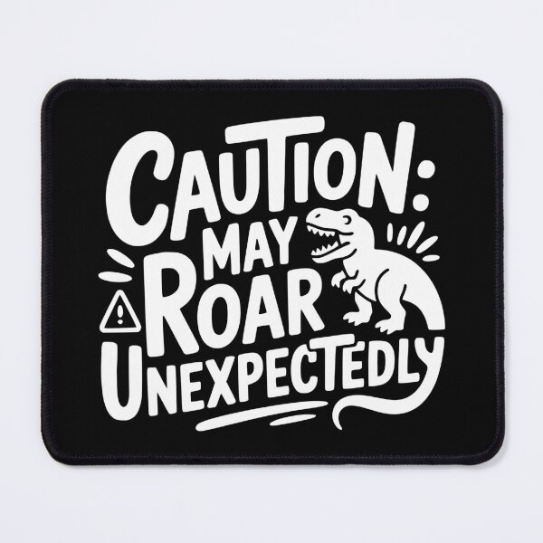 Item preview, Caution: May Roar Unexpectedly designed and sold by theartfulaspie.