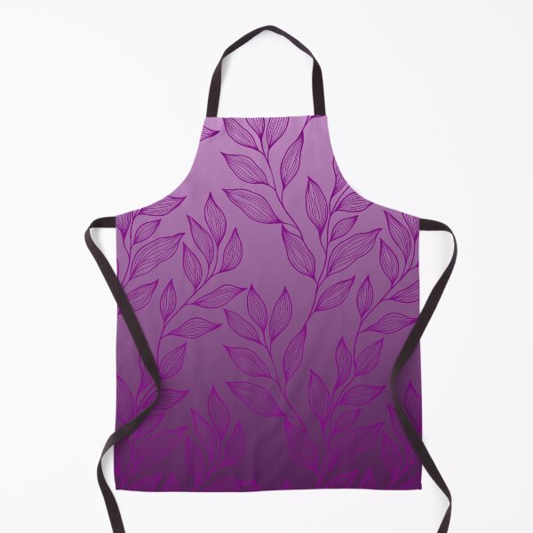 Item preview, Delicate Line Art Botanical Ombre Leaf Pattern | Purple designed and sold by Frohyou.