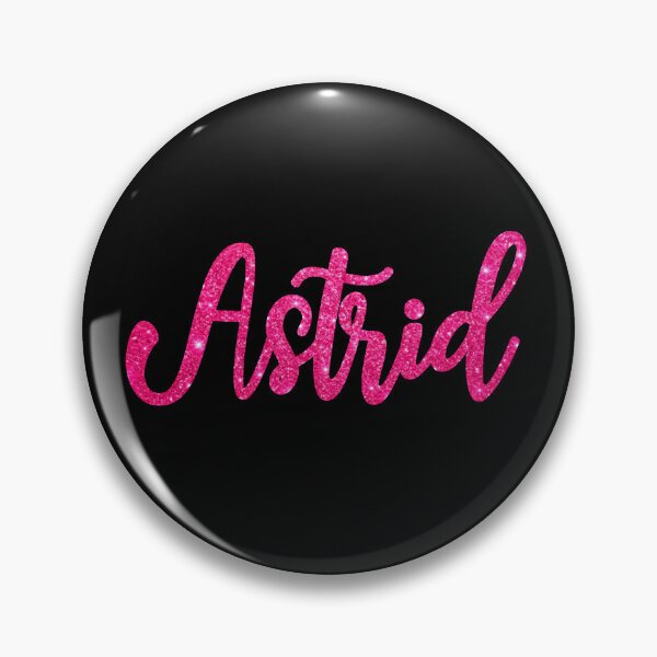 Item preview, Astrid Hot Pink Sparkly Personalised Name Design designed and sold by CamilasPrints.
