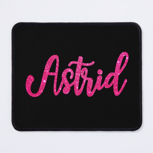 Item preview, Astrid Hot Pink Sparkly Personalised Name Design designed and sold by CamilasPrints.