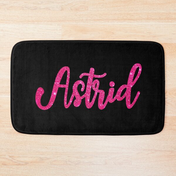 Item preview, Astrid Hot Pink Sparkly Personalised Name Design designed and sold by CamilasPrints.
