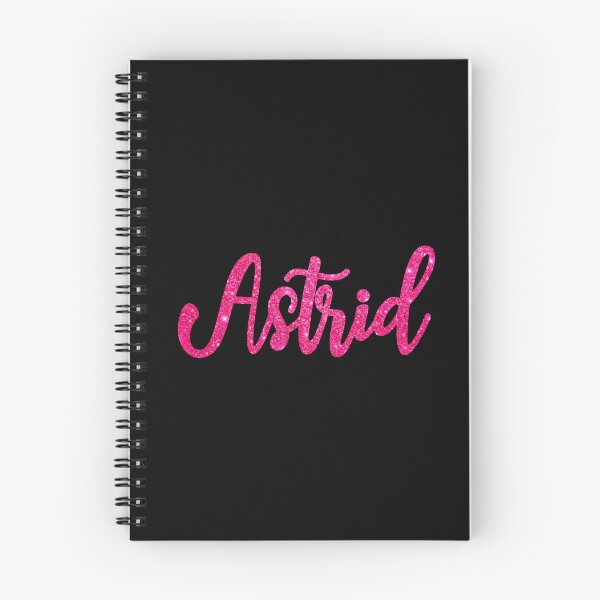 Item preview, Astrid Hot Pink Sparkly Personalised Name Design designed and sold by CamilasPrints.