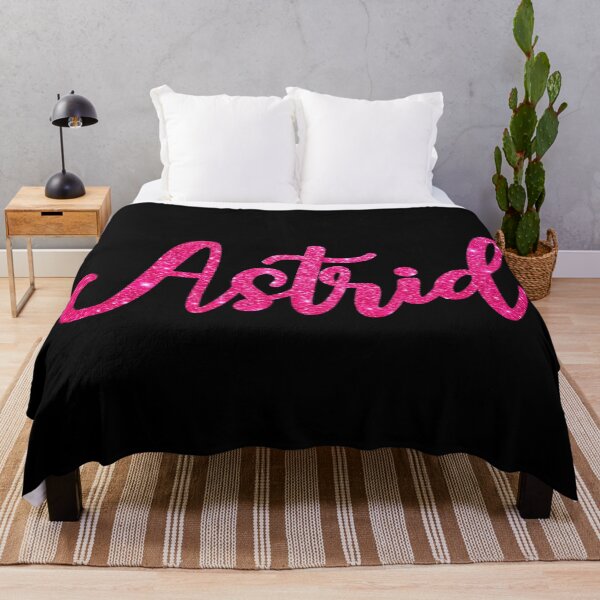 Item preview, Astrid Hot Pink Sparkly Personalised Name Design designed and sold by CamilasPrints.