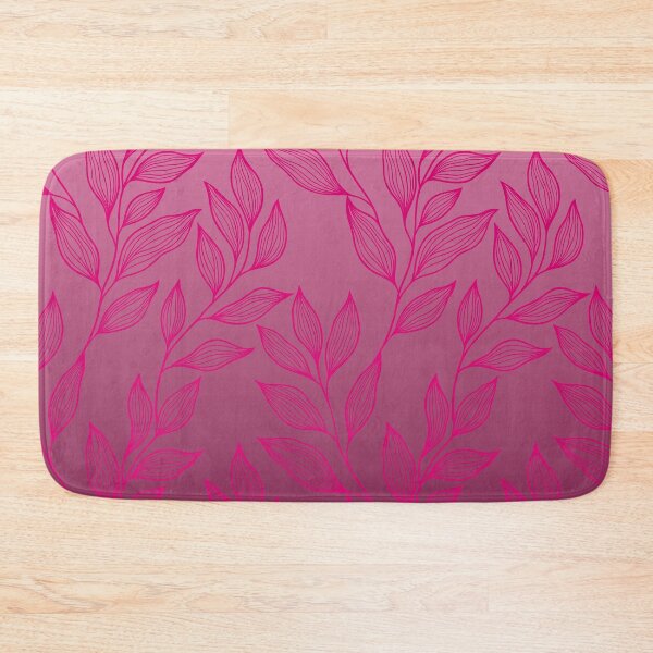 Item preview, Delicate Line Art Botanical Ombre Leaf Pattern | Pink designed and sold by Frohyou.