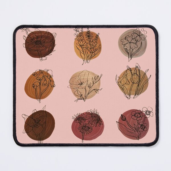 Item preview, Wild flower drawings designed and sold by Feministaurus.