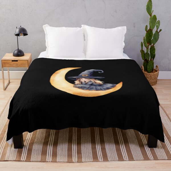 Item preview, Sleeping Witch on Crescent Moon designed and sold by ilkansiturikman.