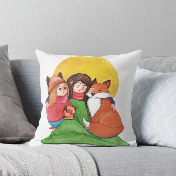 Item preview, Cozy Woodland Friends Sharing Warm Hugs Together designed and sold by Mendoza-Draws.