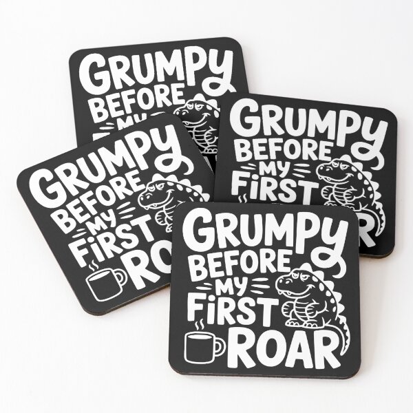 Item preview, Grumpy Before My First Roar designed and sold by theartfulaspie.