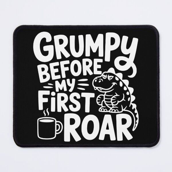 Item preview, Grumpy Before My First Roar designed and sold by theartfulaspie.