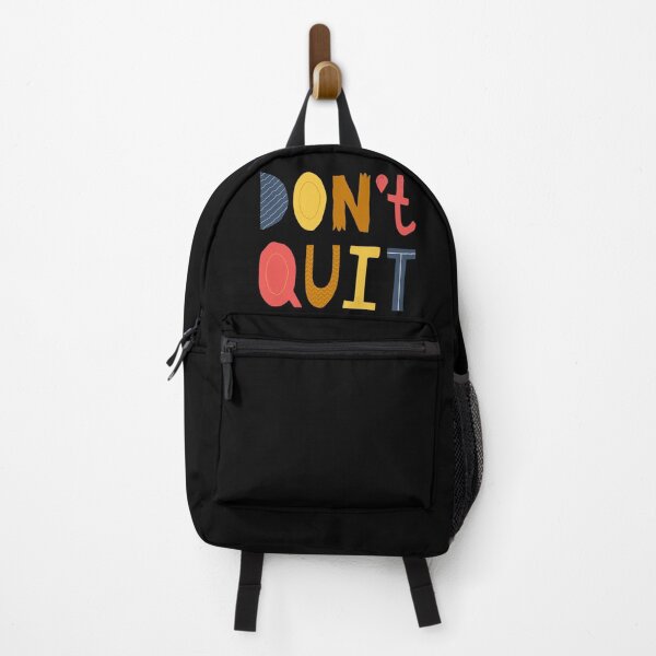 Item preview, Don’t Quit Motivational Quote – Inspirational Typography Design designed and sold by Rush2Buy.