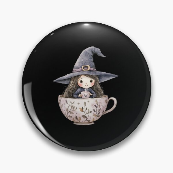 Artikelvorschau, Niedliche Hexe in der Teetasse entworfen und verkauft von ilkansiturikman.