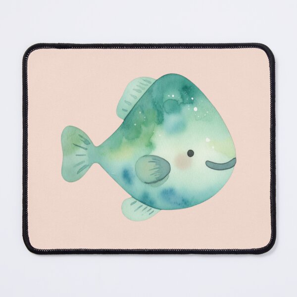 Item preview, Kawaii Green Fish designed and sold by DariaCraft.
