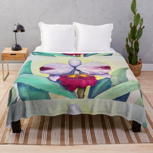 Item preview, Orchid in Bloom | Tropical Botanical Watercolour designed and sold by ArithraStudio.
