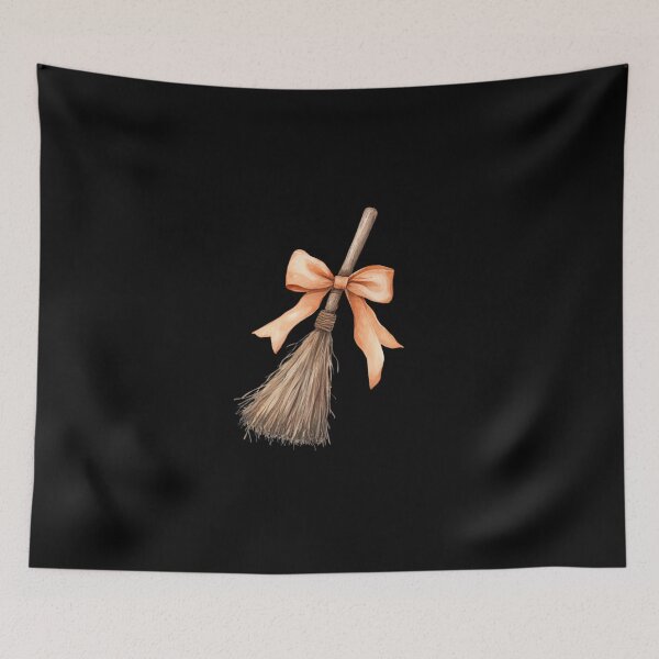 Item preview, Broom with Orange Ribbon designed and sold by ilkansiturikman.