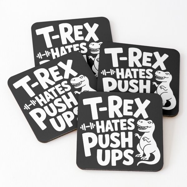 Item preview, T-Rex Hates Push Ups designed and sold by theartfulaspie.