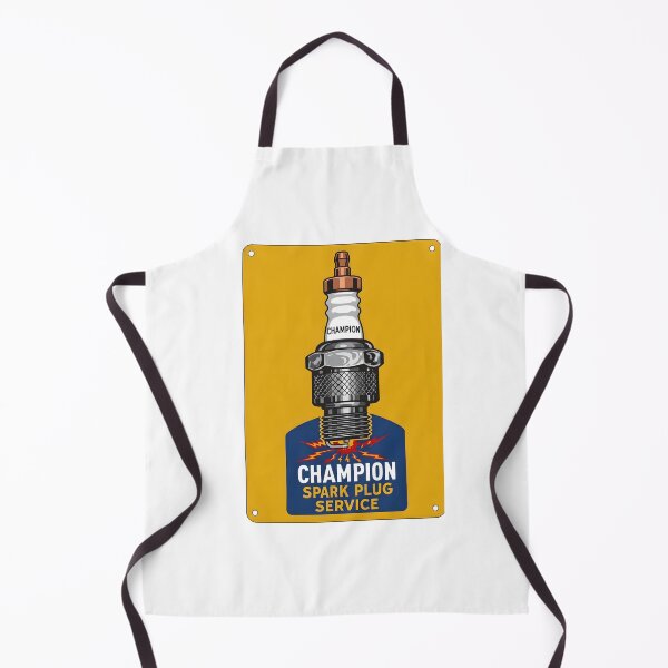 Item preview, Vintage Champion Spark Plug Service Metal Sign Illustration designed and sold by interdesigner.