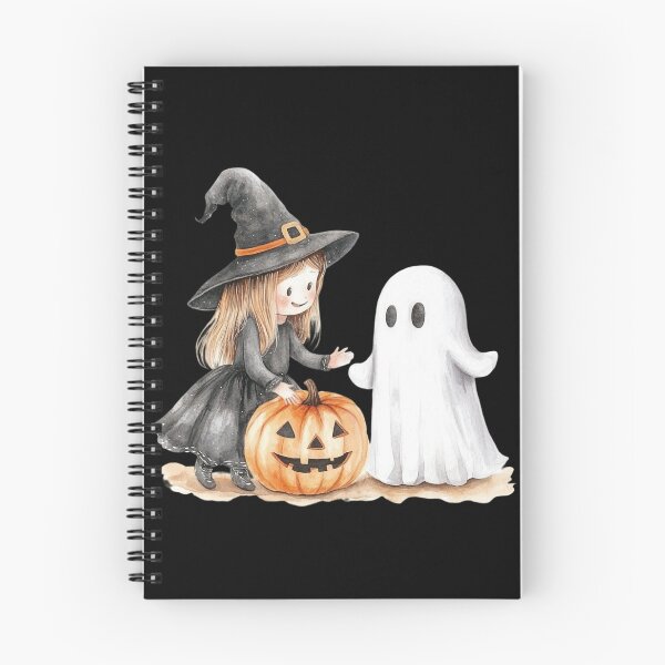 Item preview, Cute Witch and Ghost Encounter designed and sold by ilkansiturikman.