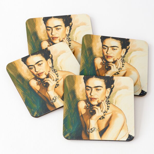 Item preview, Dramatic Frida with Cigarette & Flowered Skirt designed and sold by reggiemercedes.