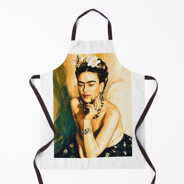 Item preview, Dramatic Frida with Cigarette & Flowered Skirt designed and sold by reggiemercedes.