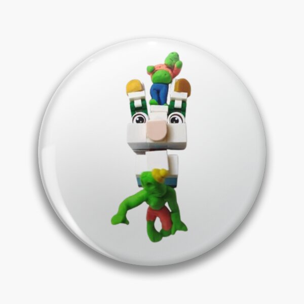 Item preview, Brick rabbit with clay riders designed and sold by Natascha-Prints.
