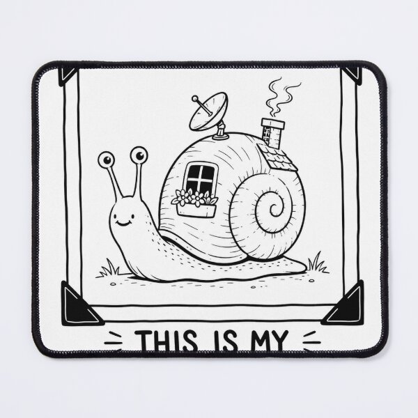 Item preview, Funny Snail First Apartment Cartoon designed and sold by Xapicx.
